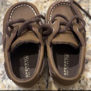 Sperry Brown Moccasins with Classic Stitching